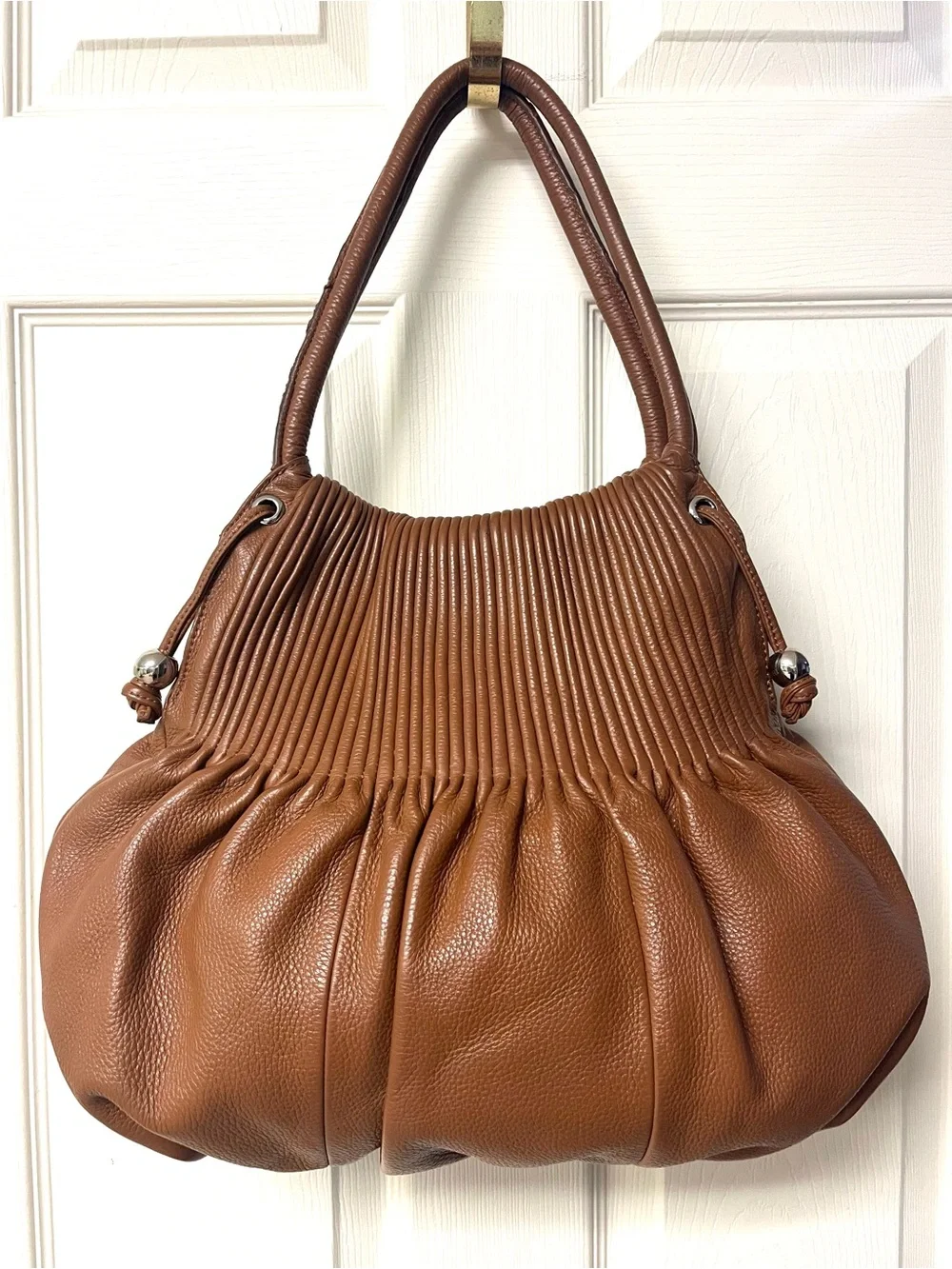 Bodhi Caramel Leather Hobo Bag